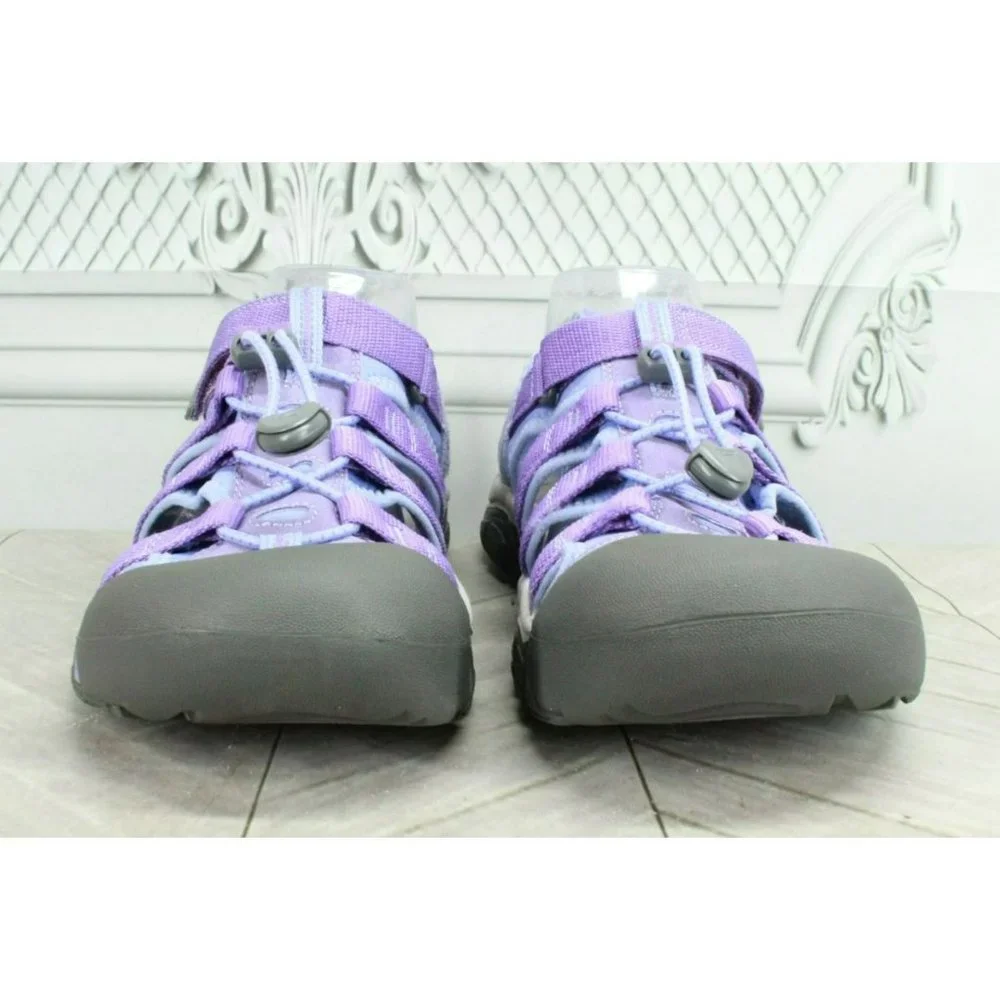 Keen Purple Nylon Closed Toe Bungee Cord Waterproof Outdoor Sandals Size 7 - Picture 4 of 9